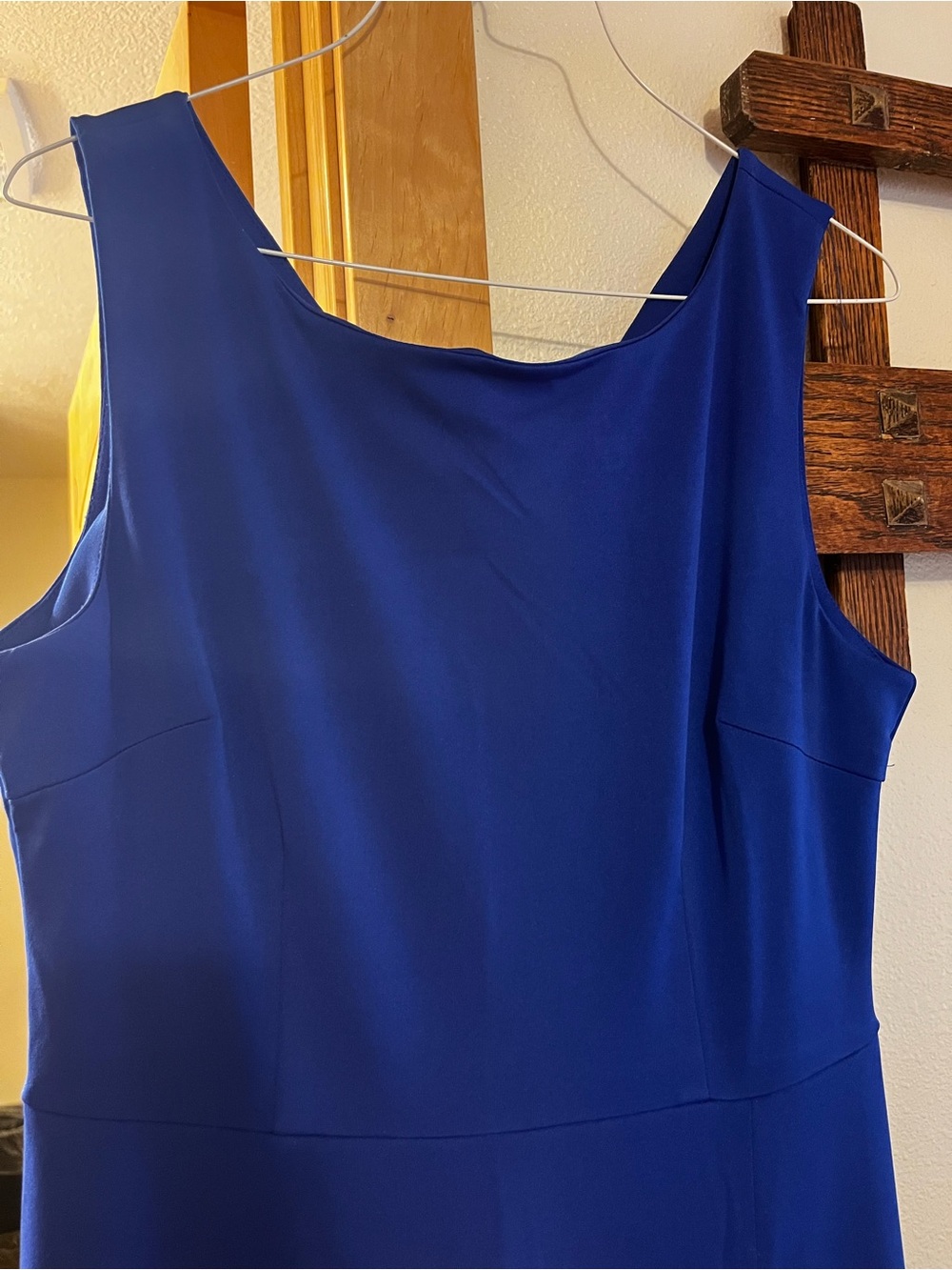 Sleeveless Royal Blue Women's Dress